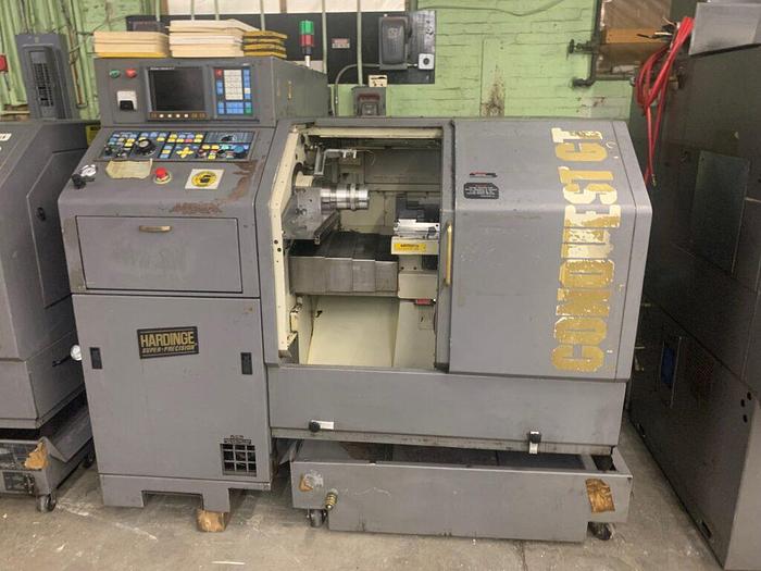 Used HARDINGE CONQUEST GT SUPER PRECISION GANG TOOL CNC LATHE WITH FANUC OT