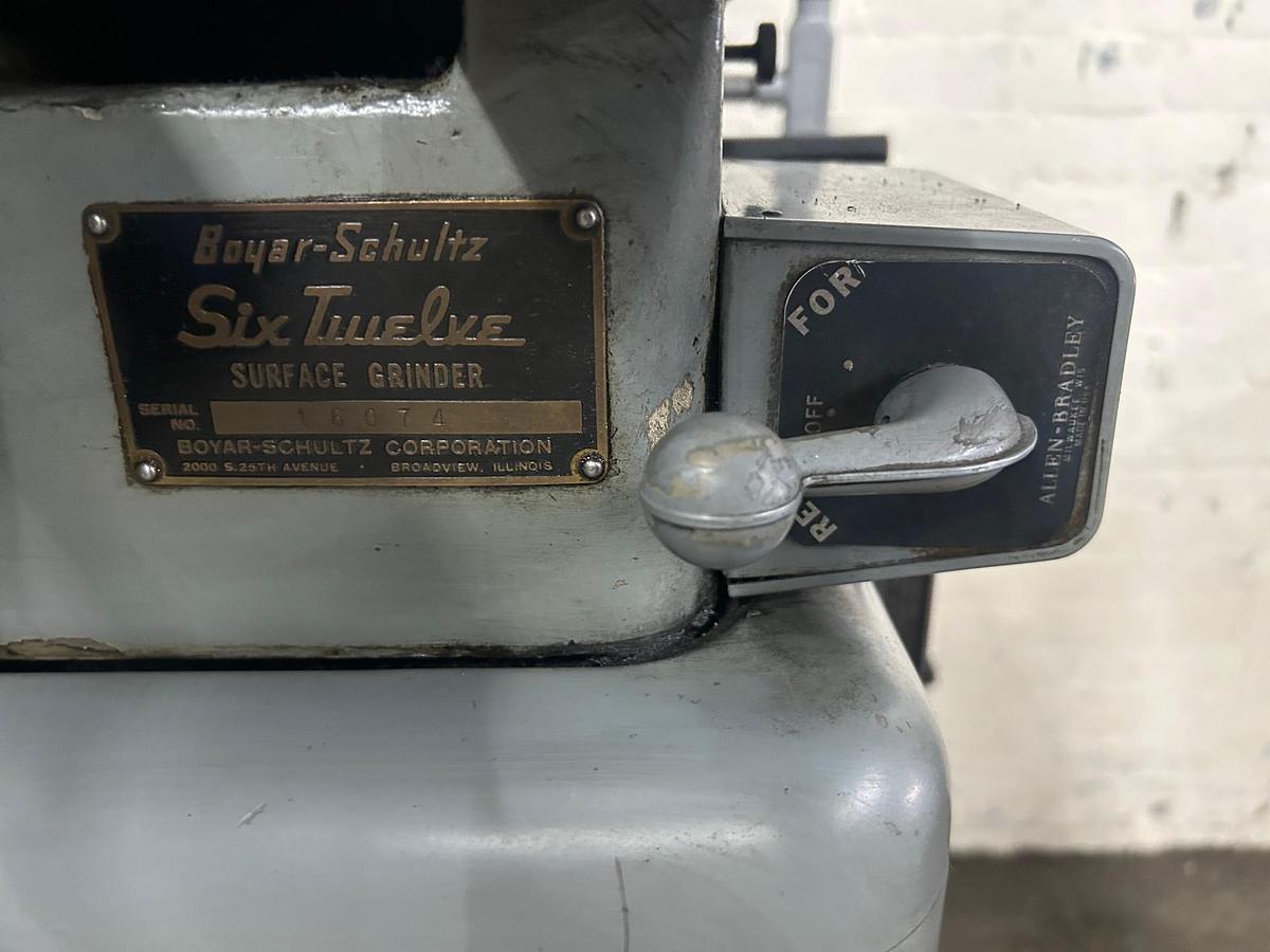 Used Boyer Schultz 6" X 12" Deluxe Surface Grinder with Built-In Dust Collector