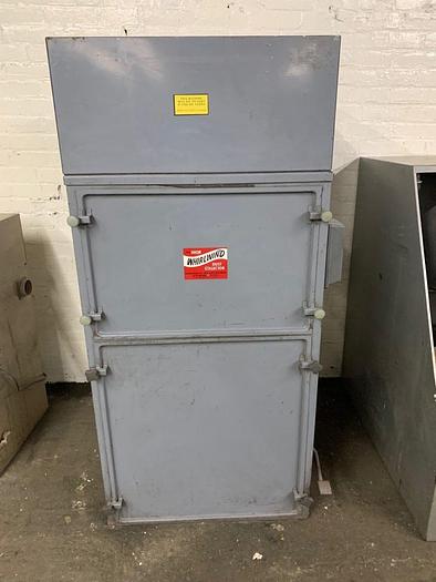 Used 4479-550 I SHOR (Torit Type) Whirlwind Model #4, 3HP Cabinet Dust Collector With Silencer