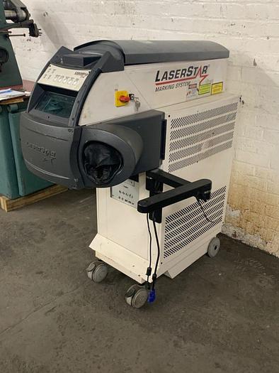 Used 6763-700 LaserStar Workstation Industrial Laser Marking Machine 528-3782 with 3-Jaw Rotational Device – New 2007
