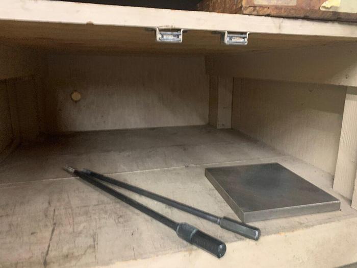 Used 5966-410 ENCO Complex Milling Drilling Machine MODEL RF-30 With Cabinet Stand