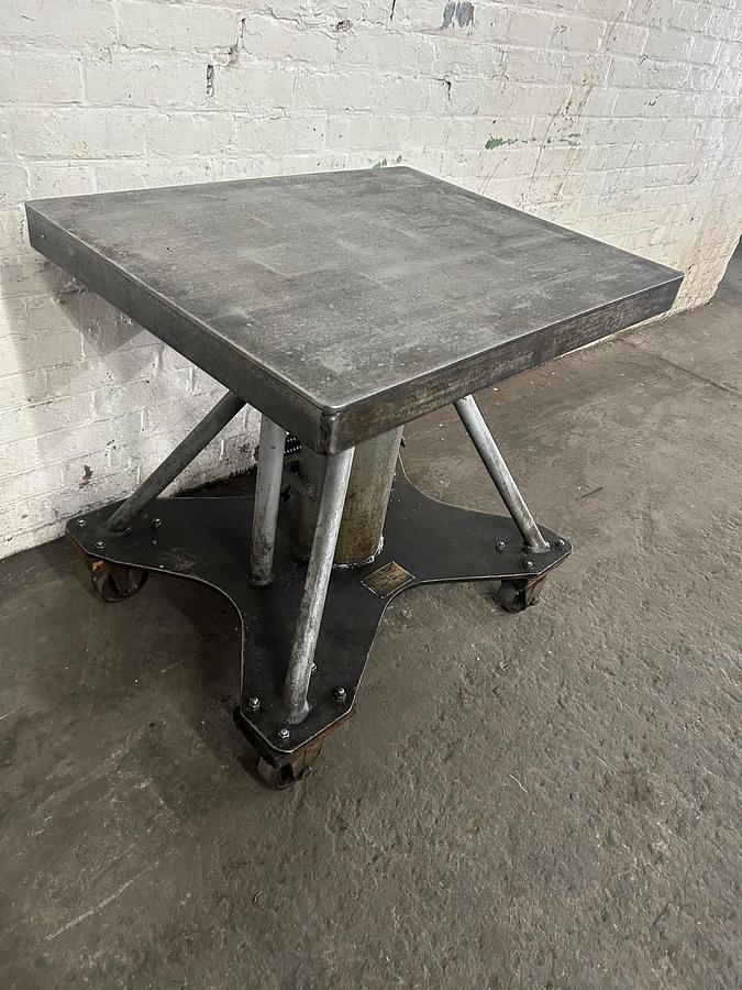 Used Vintage - Lyon Iron Works Hydraulic Lift Truck / Welding Table