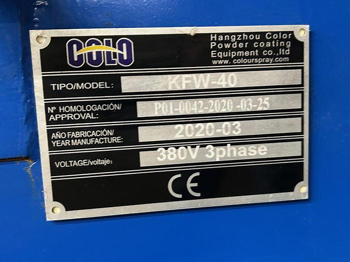 Used Mass Finishing Colo KFW-40 Horizontal High Speed Barrel Finishing Deburring Polishing Machine New 2020