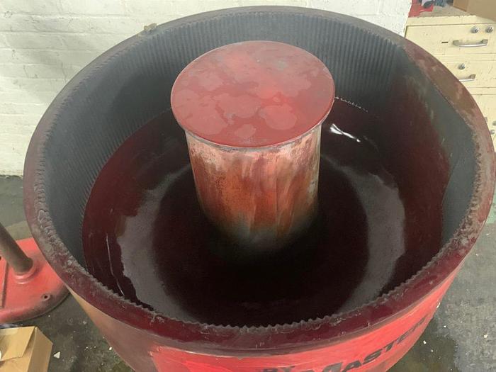 Used Bel Air Finish Master Vibratory Finishing Machine FM6000 3 Cu Ft.