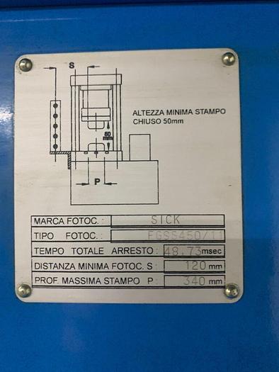 Used LMS Locatelli Meccanica 500 Ton, Series B T500ML Hydraulic Coining Press for Coins, Medals, Medallions & More
