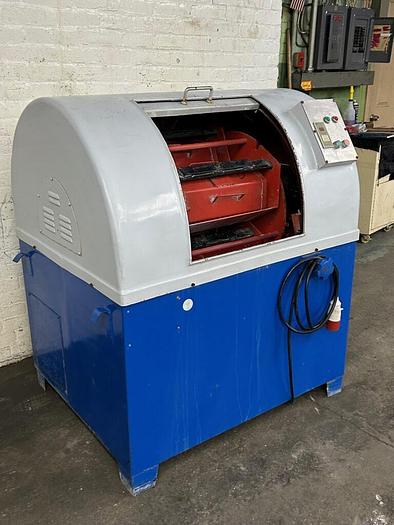 Used Mass Finishing Colo KFW-40 Horizontal High Speed Barrel Finishing Deburring Polishing Machine New 2020