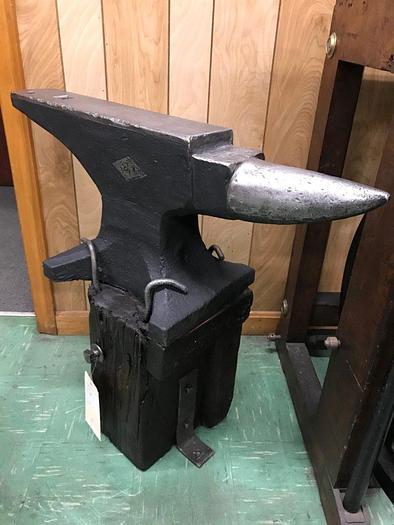 Used 8492-385 Rare Antique Trenton Anvil Wrought Iron 278LBS, S/N: A61482