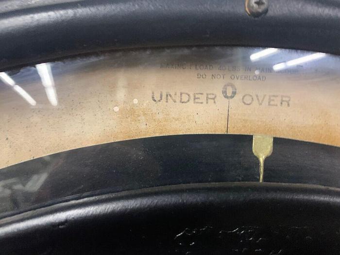 Used 5907-380 Vintage Antique Toledo Scale Co. OVER/UNDER Parts Counting Ratio Model 4652 / 40 LB Capacity