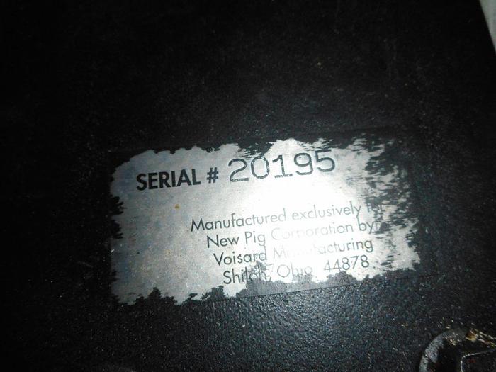 Used 2849-220 Pig Press DRM607 Spark Resistant Waste Compactor W /Structural C-Channel Frame & Aluminum Ram