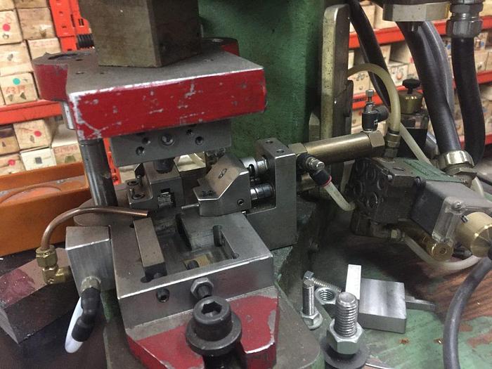 Used 2845-220 Hugold Pneumatic 3 TON Press on Stand w/PLC Dual & Palm Controls