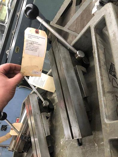 Used 2124-440 Hardinge Lever Operated Double Tool Cross Slide, Model E