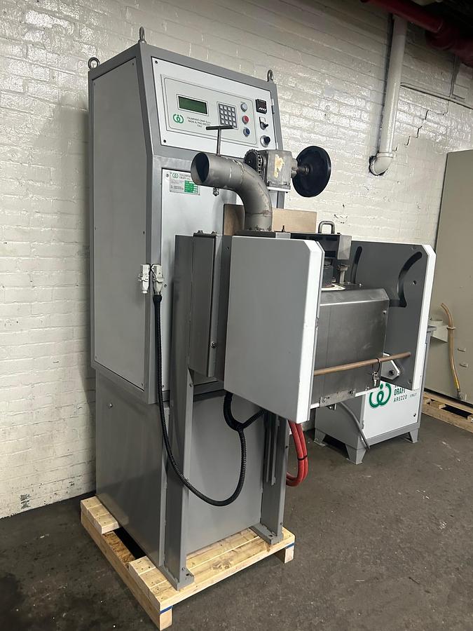 Used Italimpianti FIM/20TPU Mechanical Tilting Medium Frequency Induction Melting Furnace
