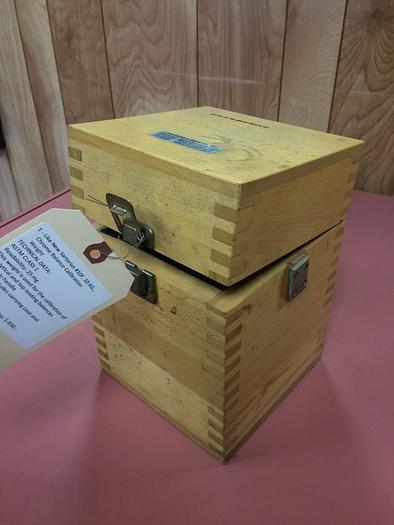 Used 1345-385 Like New Sartorius #10F, 10 KG., Chrome Balance Calibration Weight