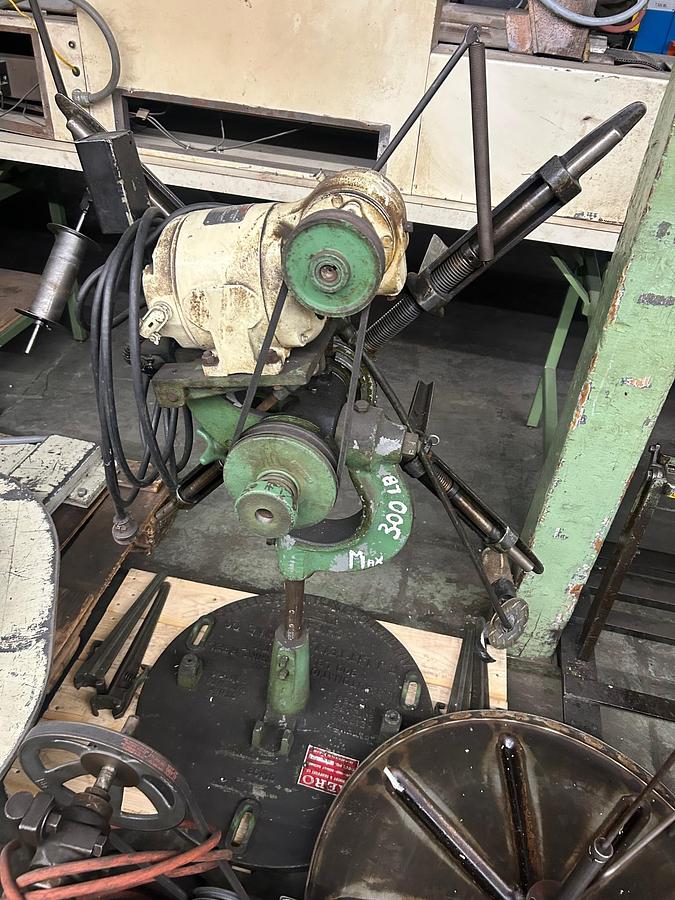 Used 300Lbs Littell Model #3 Motorized Coil Reel Uncoiler