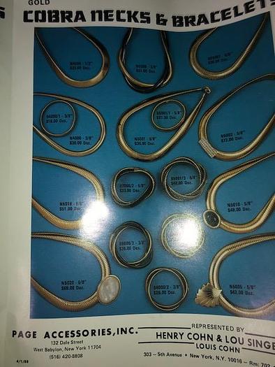 Used GOOSENECK COBRA- FASHION JEWELRY MANUFACTURING PACKAGE