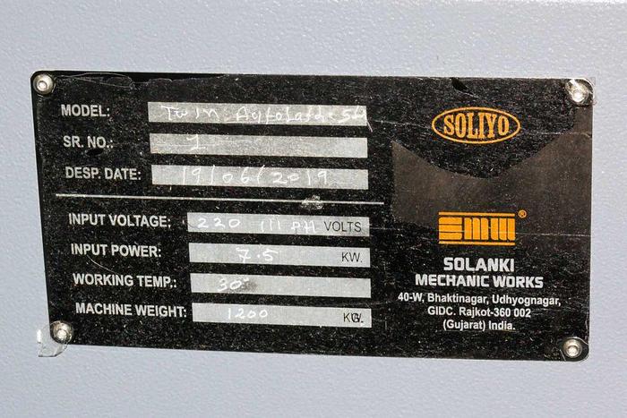 Used Solanki Soliyo Twin Spindle CNC Automatic Diamond Faceting Machine Model S4