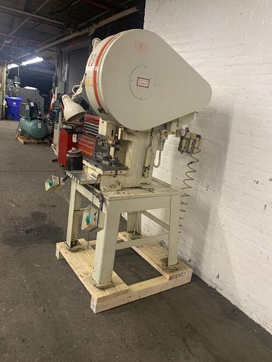 Used 5914-230 Perkins Model 10-C 10 Ton OBI Punch Press, Air Trip Mechanical Clutch