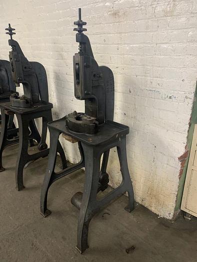 Used 5902-510 Royersford Excelsior #10 / Famco, Metalworking, Forming & Stamping Punch Press / Foot Operated 2.5 Ton Kick Press