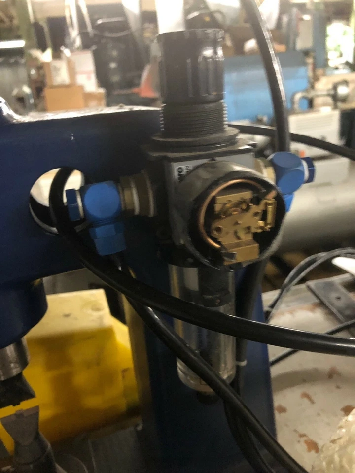Used Pneumatic Bench Press with Foot Pedal