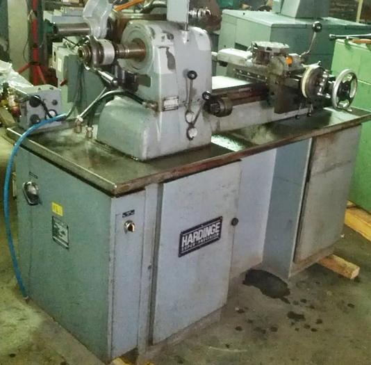 Used Hardinge Model HC Super Precision Lathe with Threading Attachment