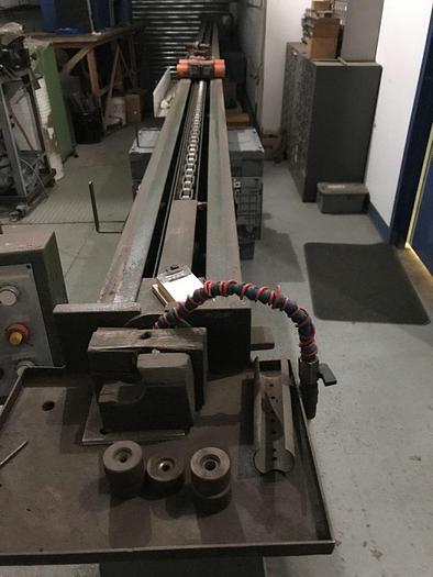 Used 3026-140 CROA Power Draw Bench / Chain Extruder 1500KG Traction Power with Variable Speed Drive