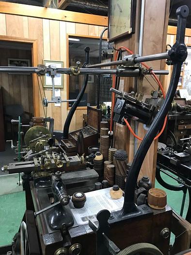 Used 9286-385 Antique Holtzapffel Ornamental Turning Lathe, Circa 1881