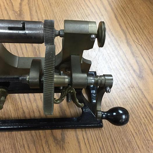 Used 2468-385 Antique Bench Model Watchmaker’s Hand Operated Lathe