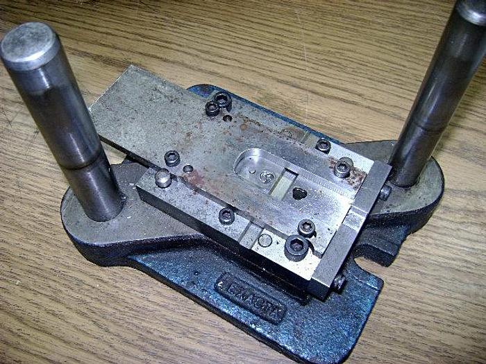 Used 1574-390 Stamping Press Tool And Die To Make Wool Mark- Jewelry Pendant