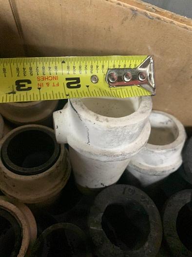 Used 5923-185 Manfredi Crucibles Set, Ceramic Sleeves, Graphite Liners for Induction Melting Gold/Silver Jewelry