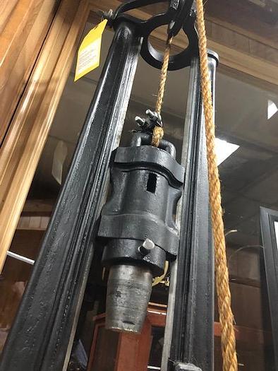 Used 5350-385 Antique Rare Foot Drop Hammer Press Circa 1890 MFG. by Blundell & Co.