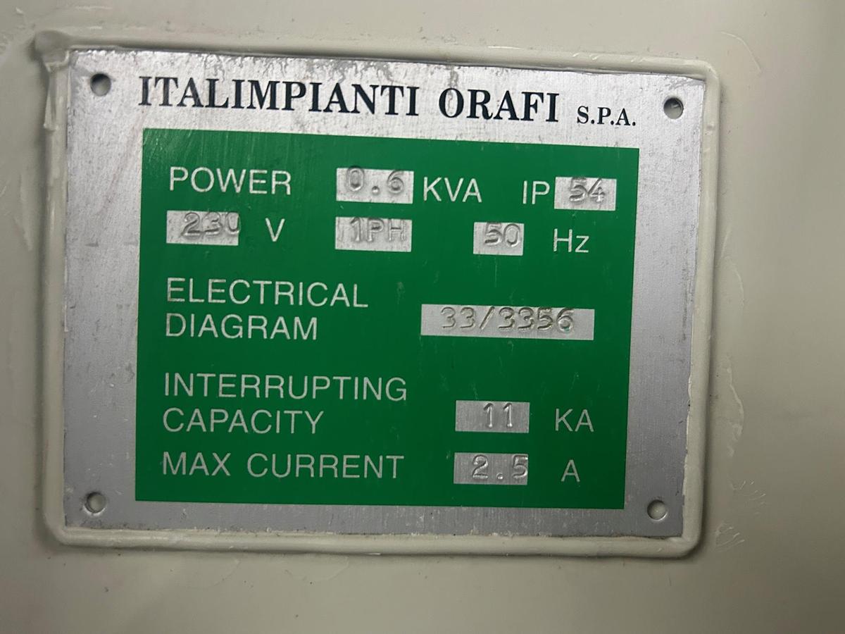 Used Italimpainti Fume Scrubber for Acid Fumes TLF/500 New 2010