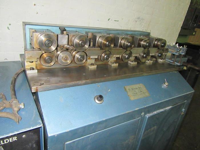 Used 2466-140 N. Ferrara Tube Forming Machine with Welder, Model #056-07-TUBE