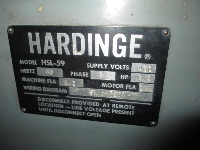 Used 9199-440 Hardinge Model HSL-59 Bench Model Super Precision Speed Lathe