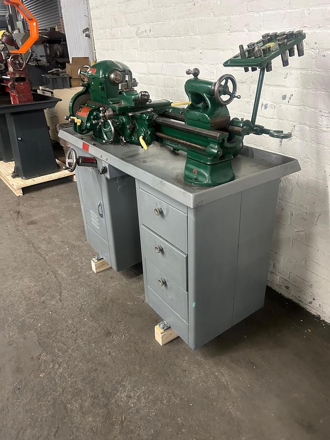 Used South Bend 10" x 22" 10K Precision Metal Cabinet Lathe, Model CL370ZD, Well Tooled