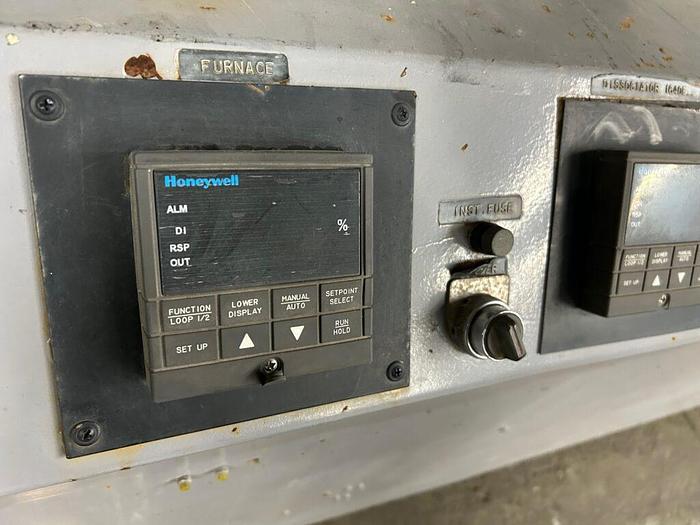 Used 3421-180 SM Engineering 6″ Straight Through Annealing Belt Furnace, With Built in Ammonia Dissociator