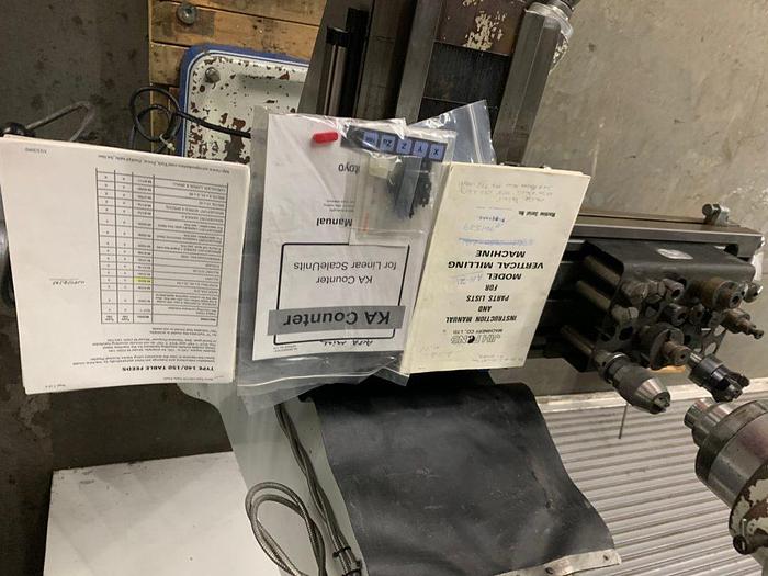 Used Acra AM2V 3HP Variable Speed Vertical Milling Machine – Power Feed, DRO, Tooling, New 1996!