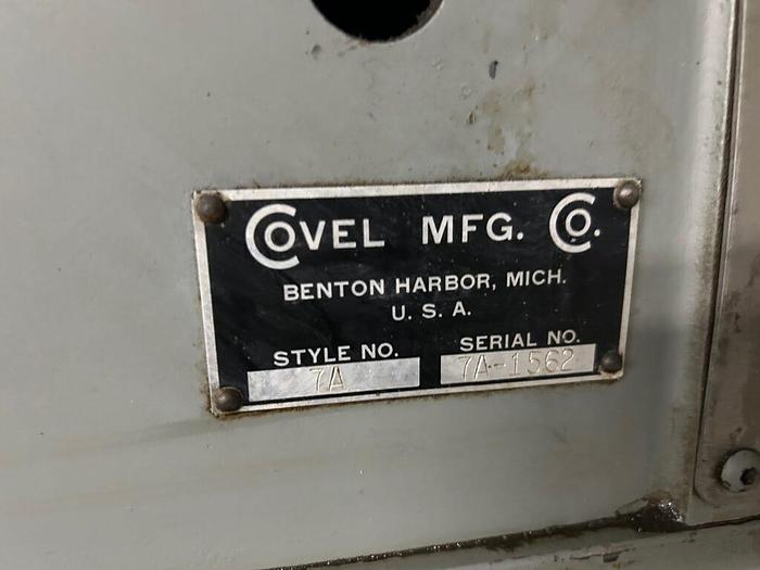 Used 3417-420 Covel Model 7A 6″ X 12″ Surface Grinder With Brown & Sharpe Magnetic Chuck