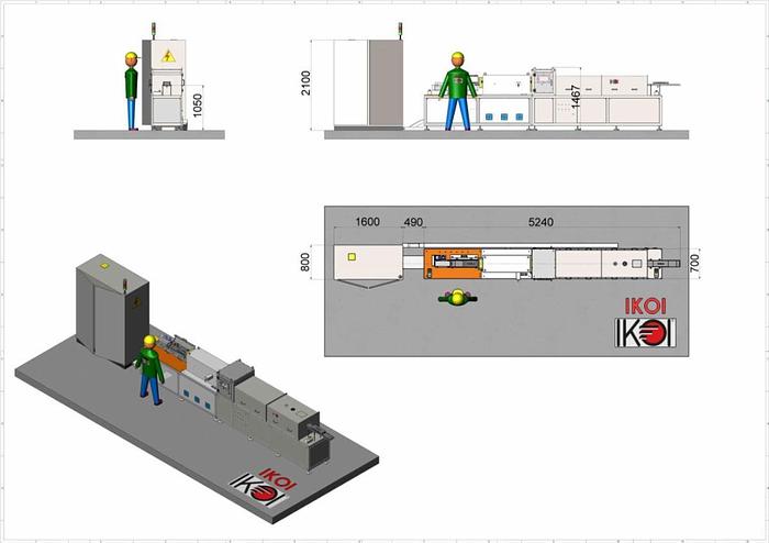 New IKOI Flameless Tunnel Continuous Induction System for Production of Gold & Silver Cast Bars