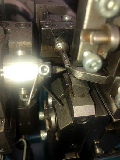 Used 3262-100 MGZ Type Single Cable Chain Making Machine Tooled 0,22mm Single Cable