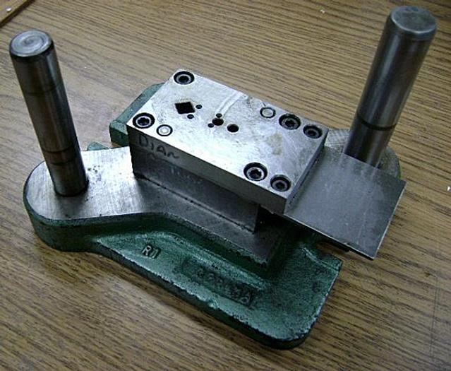 Used 1631-390 Stamping Press Tool And Die To Make Diamond  (Pitch .470)