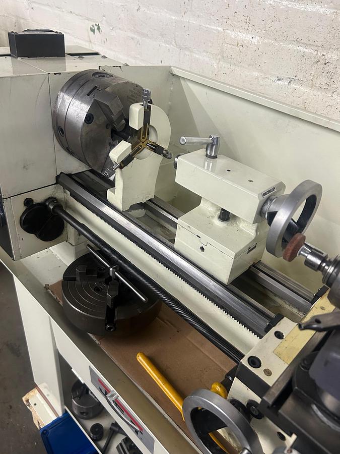 Used Jet BD-920W 9" x 20" Belt Drive Bench Lathe, Inch/Metric / Well Tooled