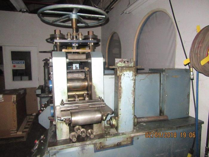 Used N Ferrara 4 High 5″ x 8″ Precision Power Finishing Rolling Mill for Flat Stock