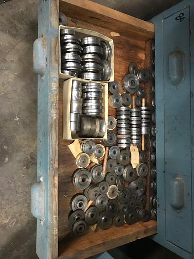 Used 9127-150 Antique Vintage Turks Head Engraved & Forming Rolls Collection of 1,750