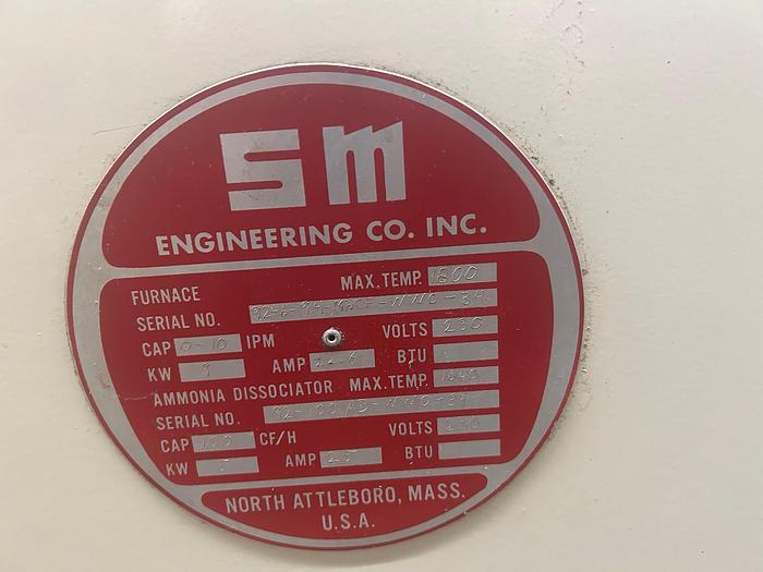 Used SM Engineering Mini Six Belt Annealing Soldering Furnace with Ammonia Dissociator