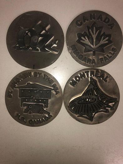 Used 3445-700 Assorted Group Lot of 50 Antique Mixed Master Brocading Templates -Magnesium Metal Material