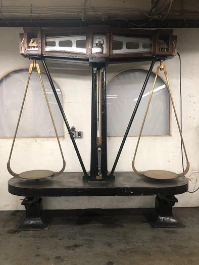Used 4777-385 Antique US Mint Henry Troemner Type Gold Assay Bullion Balance Beam Scale