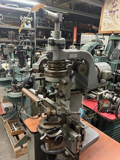 Used 3802 Moyas Two Head Diamond Faceting Cutting Machine W/rotary work holder and Collets for Jewelry Bracelets, Hoop Earrings & Bangle Cuts