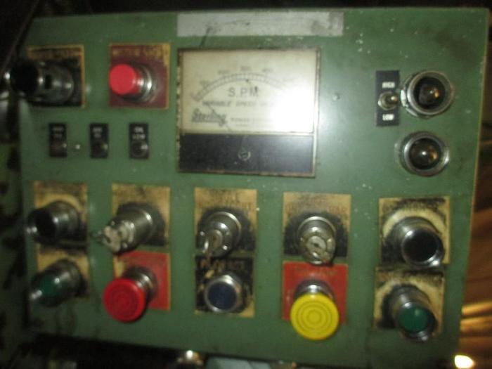 Used 1687-230 Perkins 22 Ton HIGH SPEED Gap Frame, High Speed Flywheel  Power Press, Model 22-S