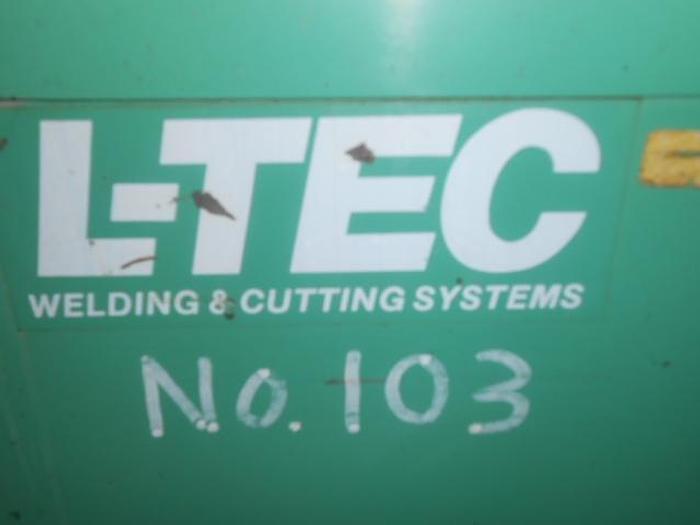Used 6785-300 L-Tec, 250 Amp MIG Welding System Model VI-252-CV, S/N: B87G-75202