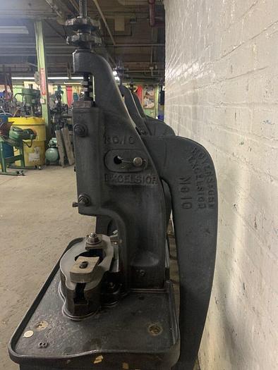 Used 5902-510 Royersford Excelsior #10 / Famco, Metalworking, Forming & Stamping Punch Press / Foot Operated 2.5 Ton Kick Press